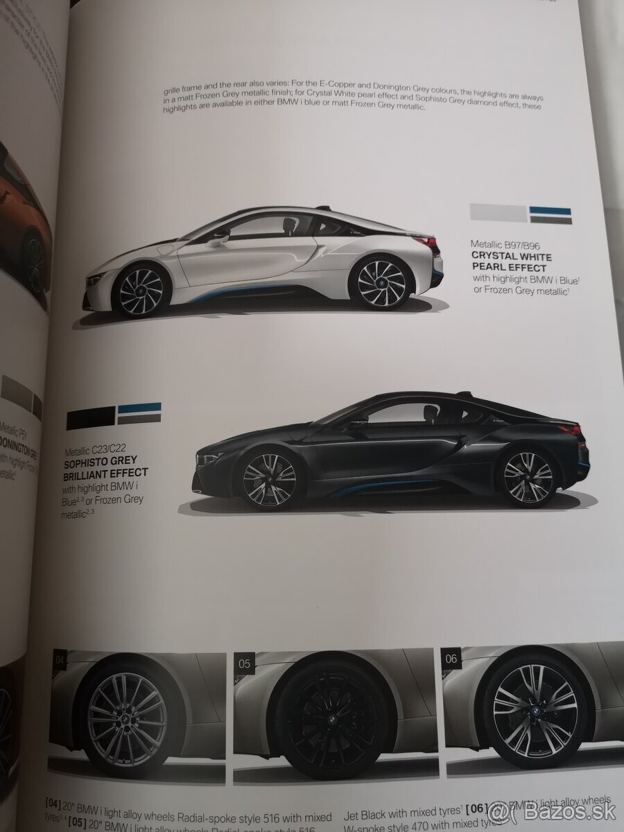 💙⚡Predám Katalógy BMW i8 i12 Coupe 🏁✨ - 5