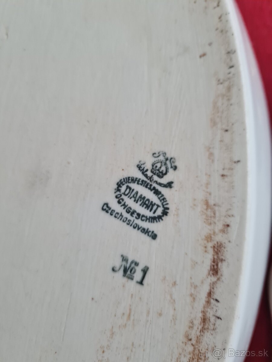 Starozitne porcelanove velke misky na stolovanie - 5