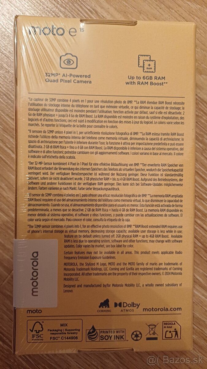 Motorola moto E15 -nová nerozbalená - 5
