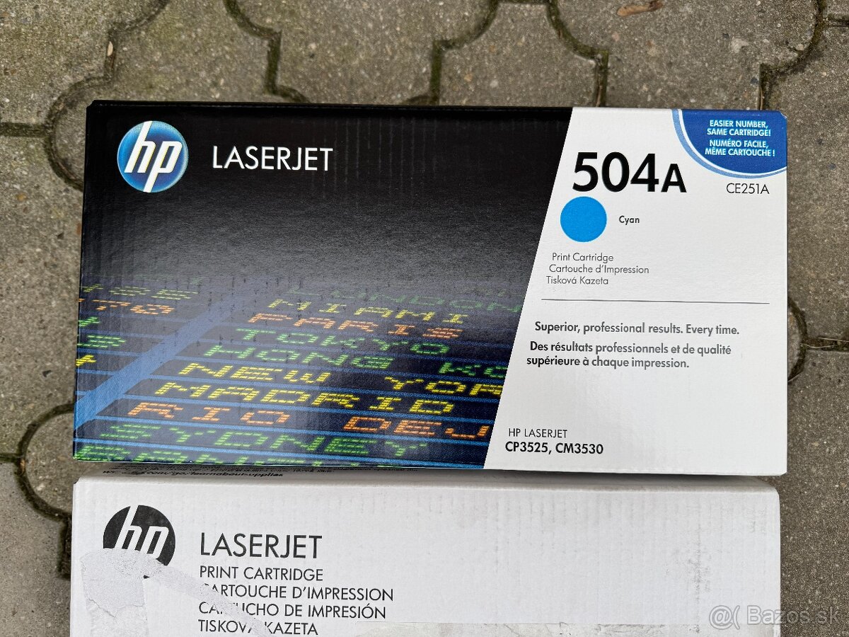 Originalne HP tonery CE251A, CE252YC, CE253YC, CE250YC - 5