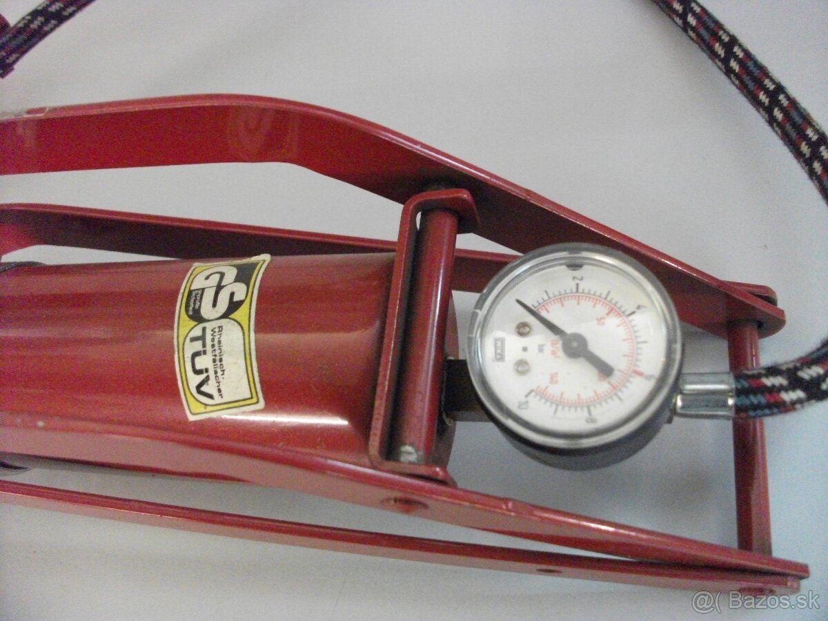 Retro nožná pumpa(hustilka). - 5