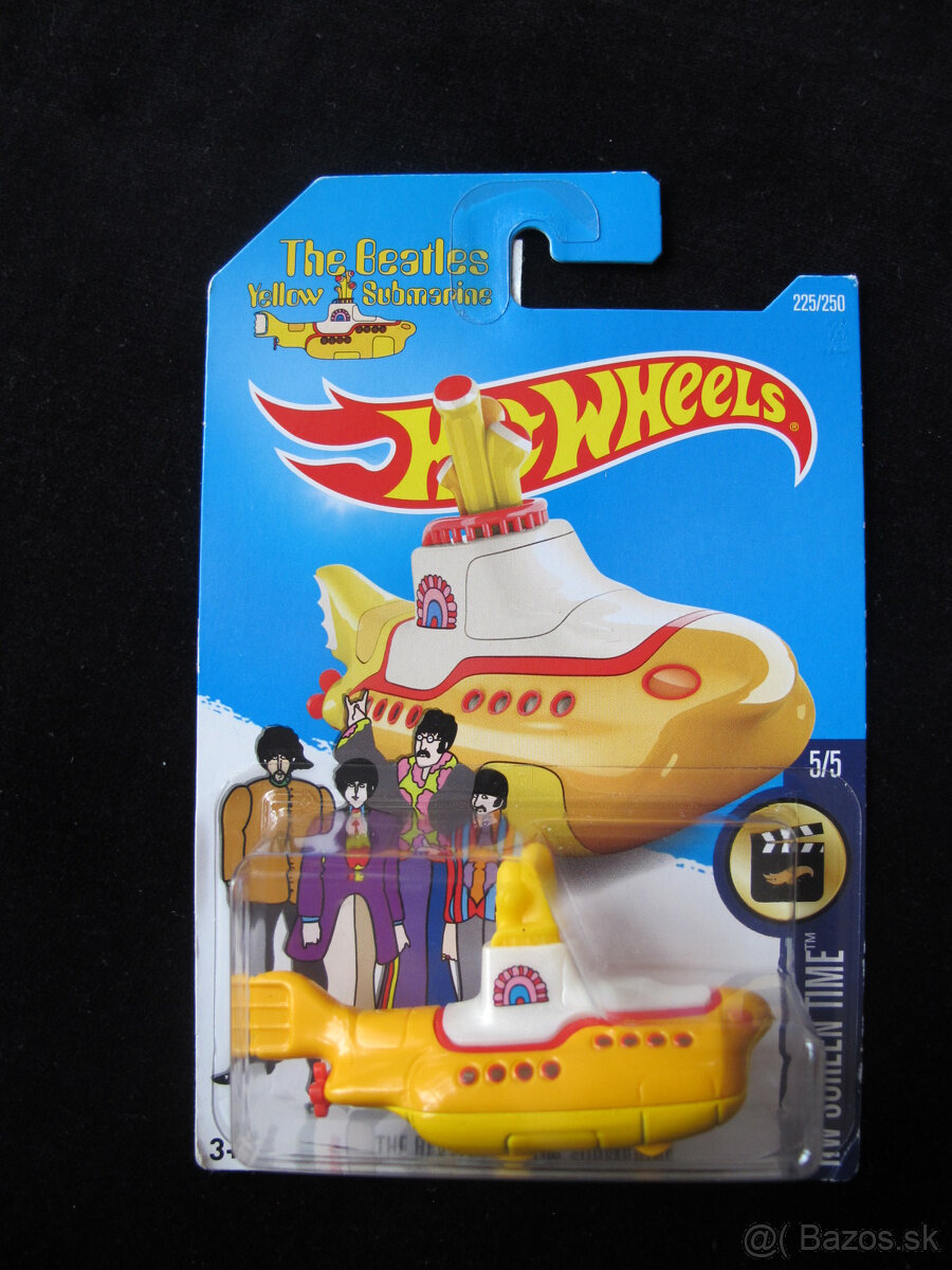 Hot Wheels The Beatles Yellow Submarine Žlutá ponorka TH - 5