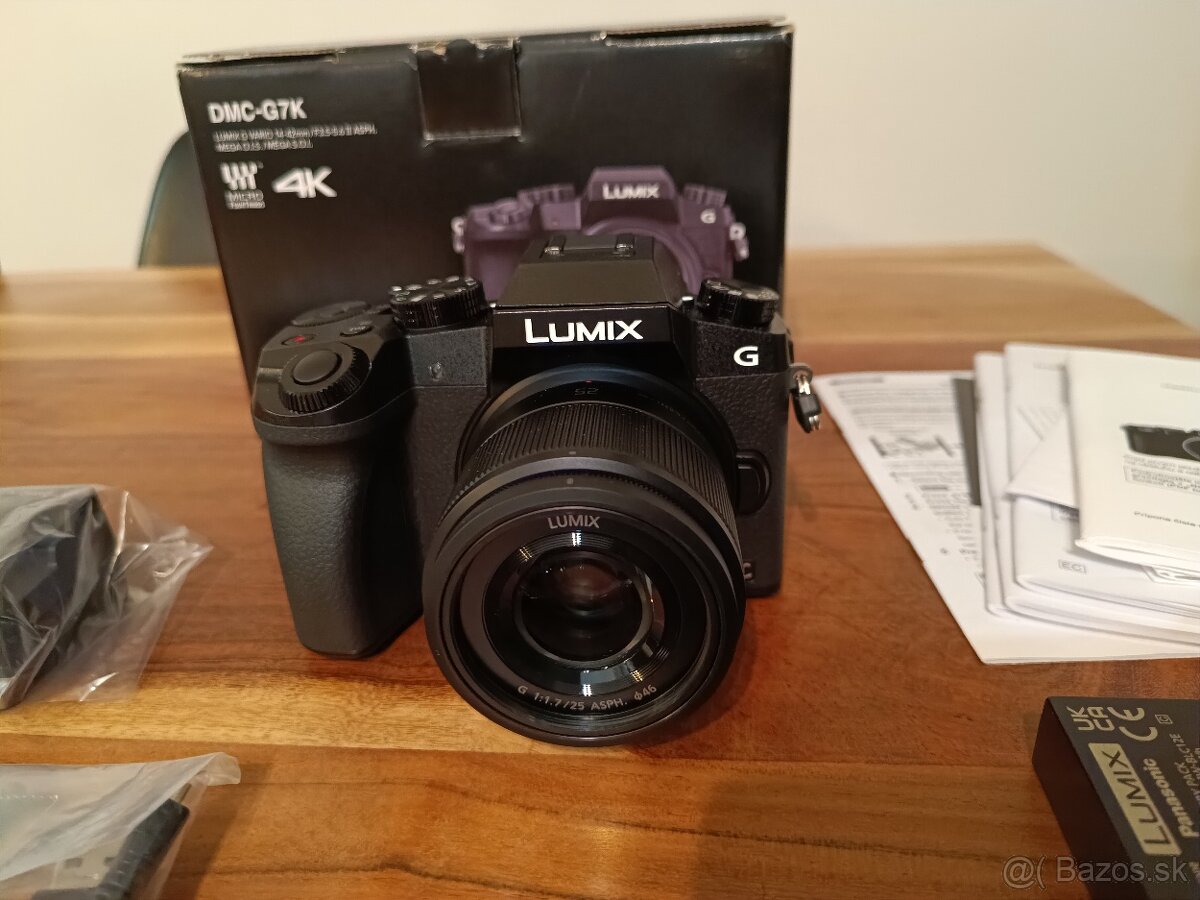 Panasonic Lumix DMC G7 + Lumix G 25mm f/1,7 V Záruke - 5
