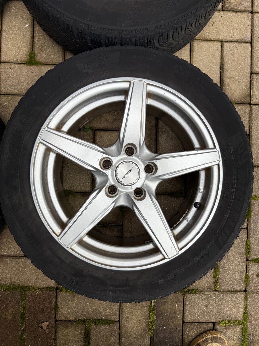 Hliníkové disky 5x112 r16 205/55 r16 - 5