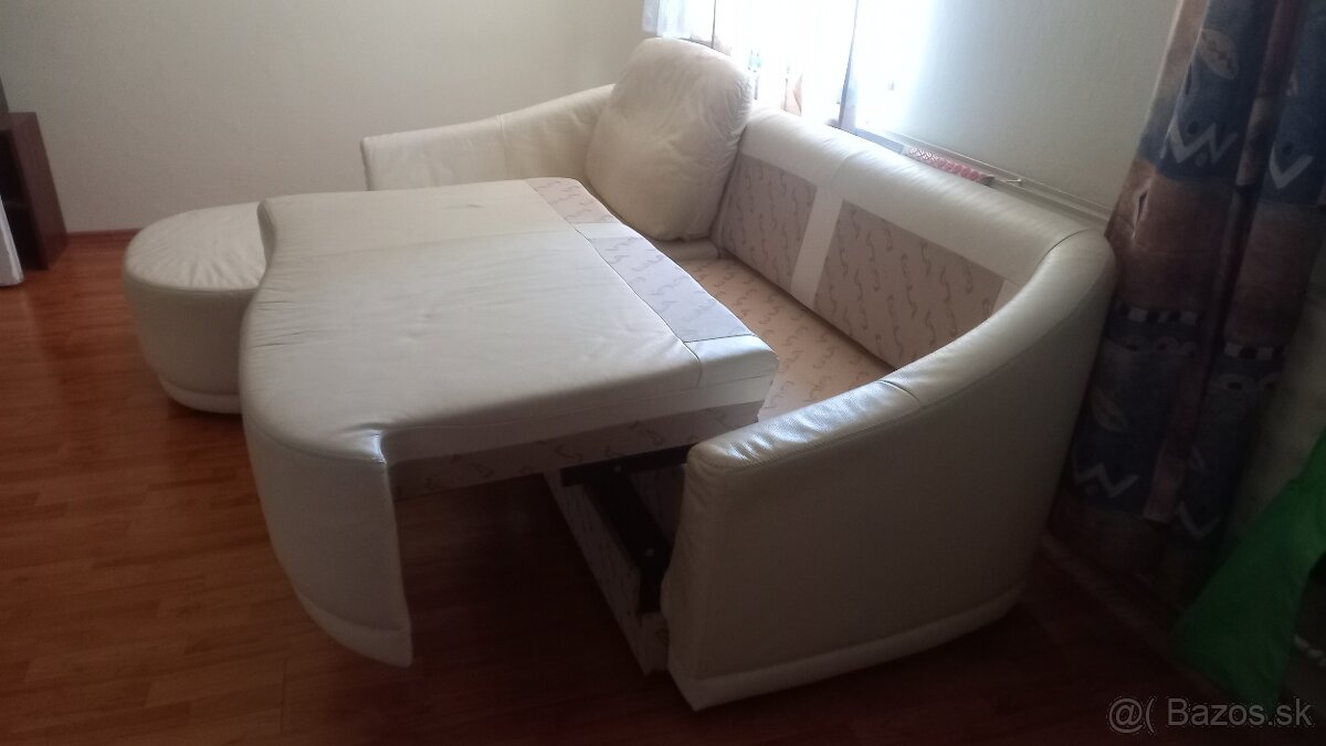 Kožená rohová sedačka - 5