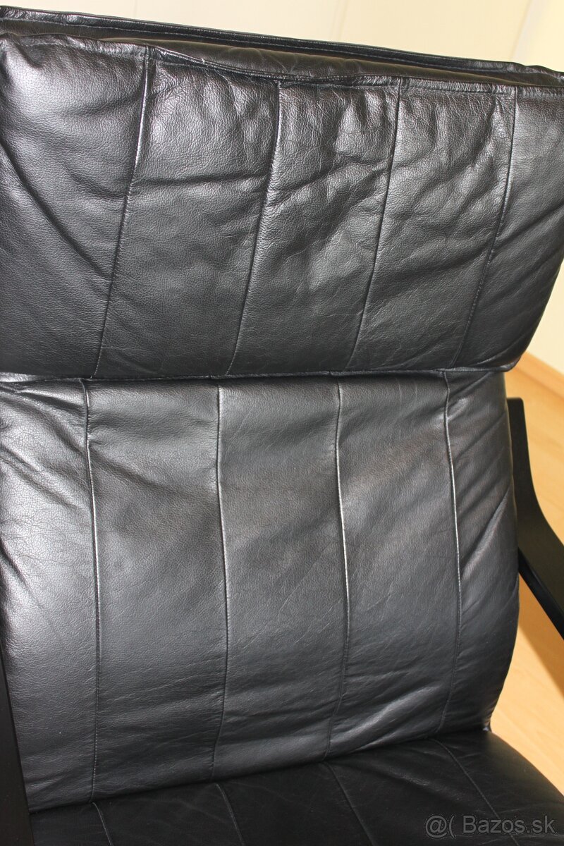 Kožené kreslo pravá koža - 5