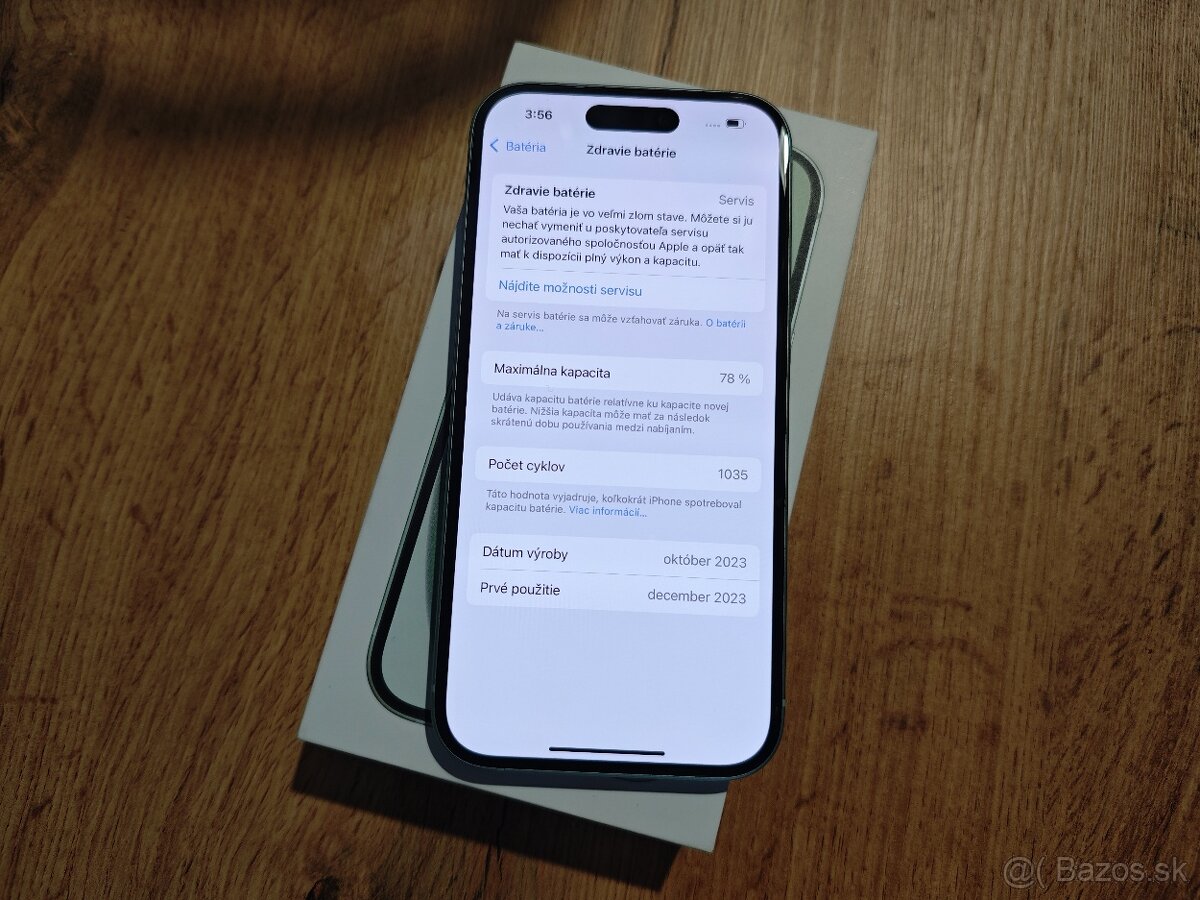 iPhone 15 128 GB Green - 9/10 stav - 5