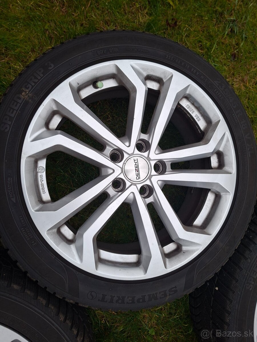 Predám 18-ky DEZENT hliníkové disky 5x114,3 - 5