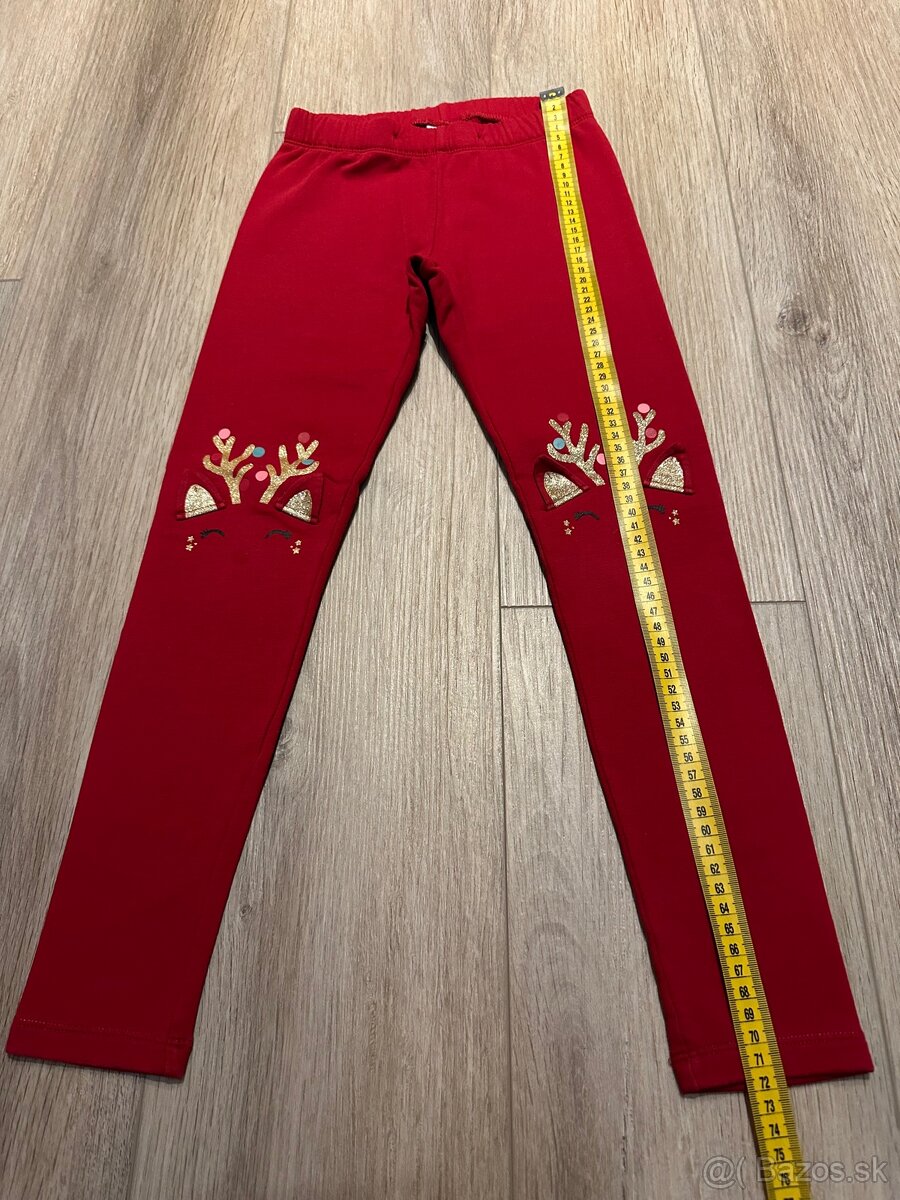 Lindex zateplené legínky sobík 128 - 5