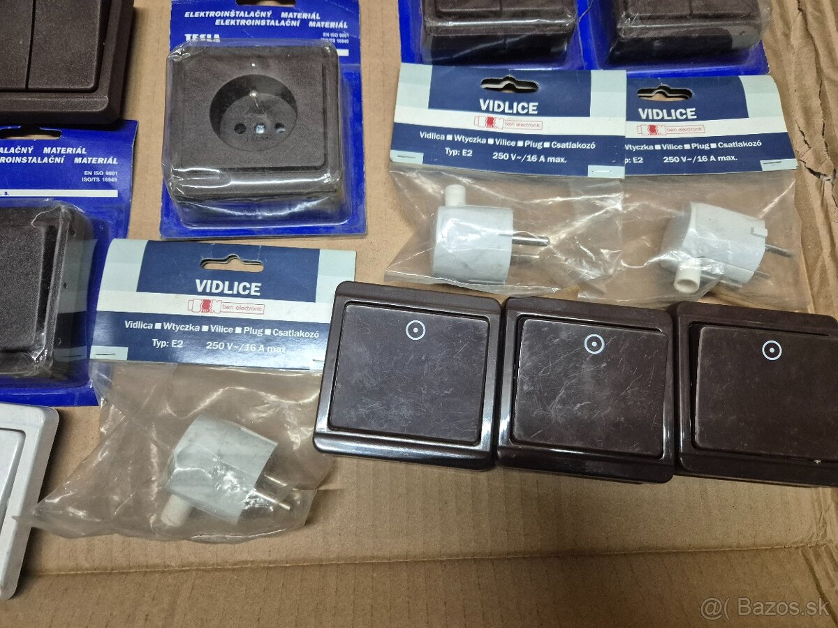 Predam Tesla zásuvky,vypínače .... - 5