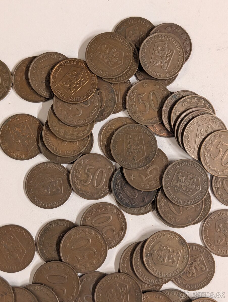 Predám Československo mince K2 - 5