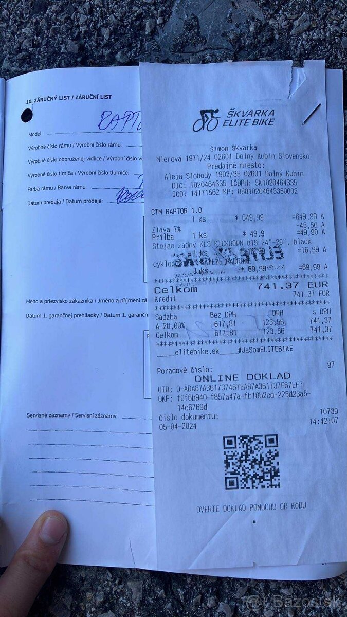 Predám bicykel CTM Raptor 1.0 - 5