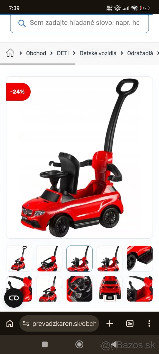 Odrážadlo Mercedes - 5
