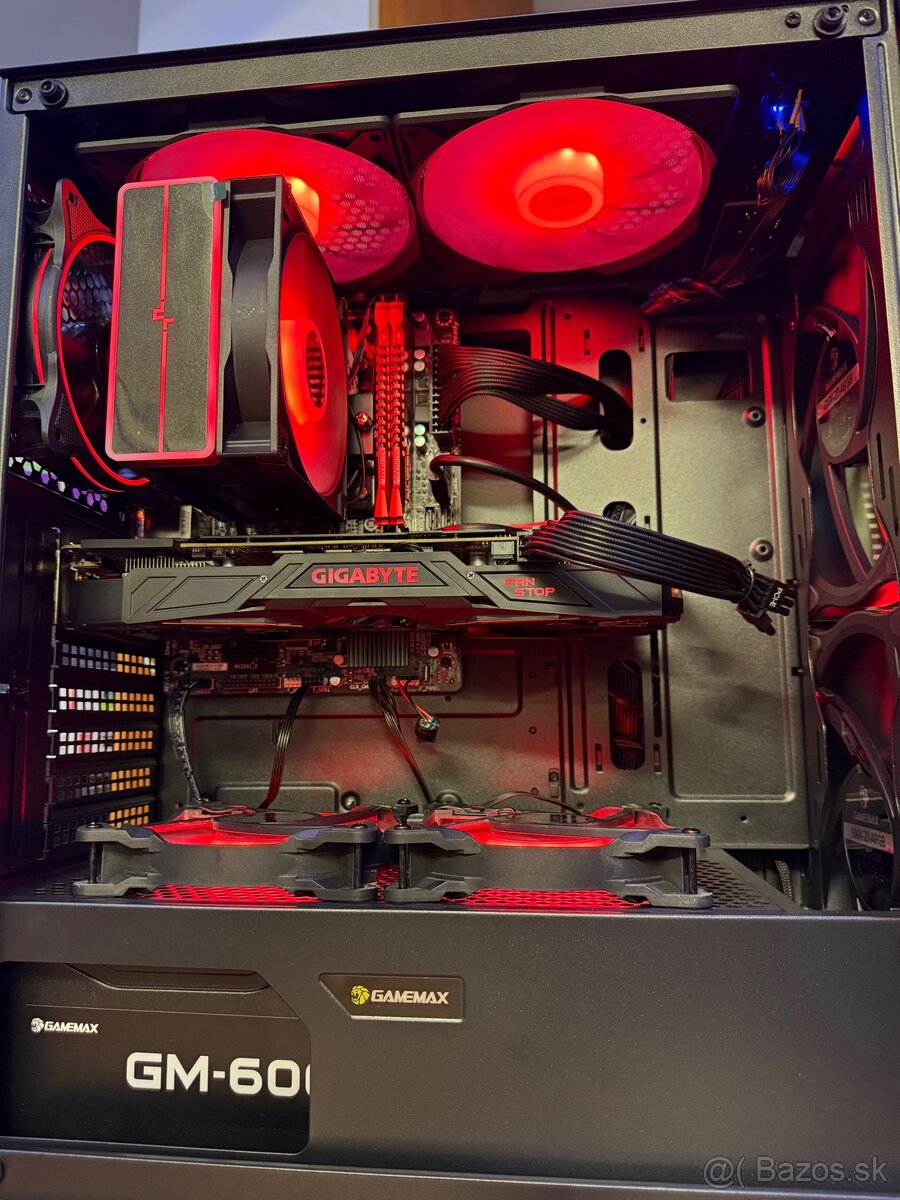 Herný PC, i5-4460, 16GB RAM, GTX 1070, 2,5TB, 600W, GAMEMAX - 5