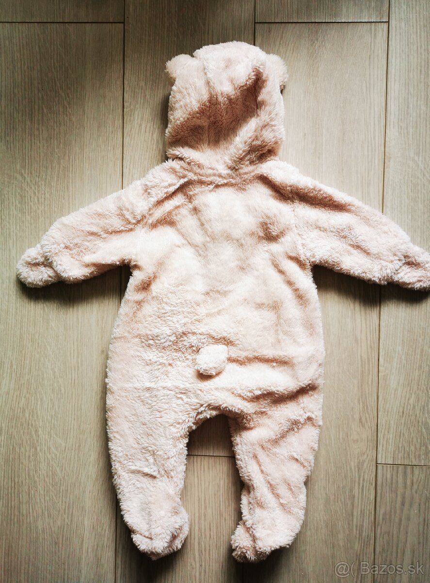 Mackový detský zimný overal 62 - 5
