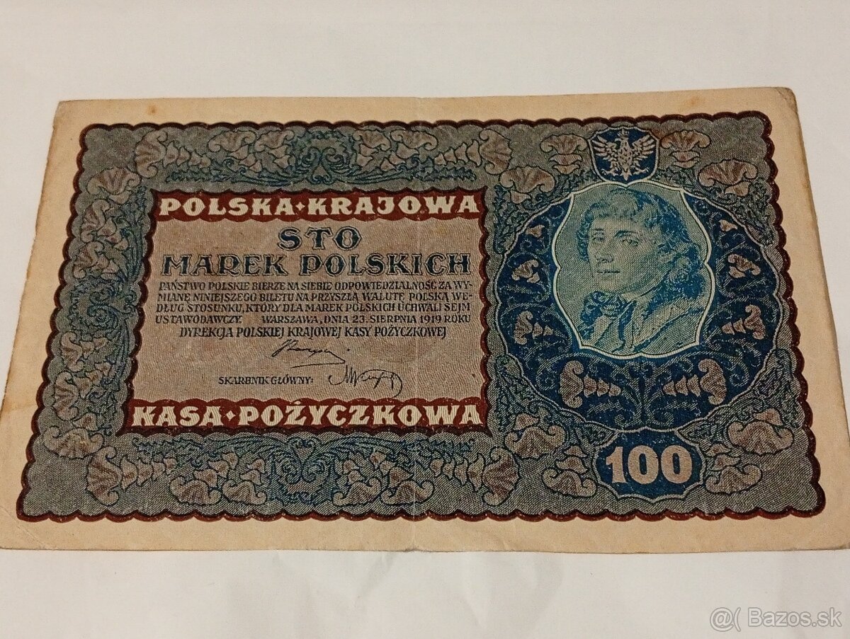 Predám vzacne Poľske Marky 1919 - 5