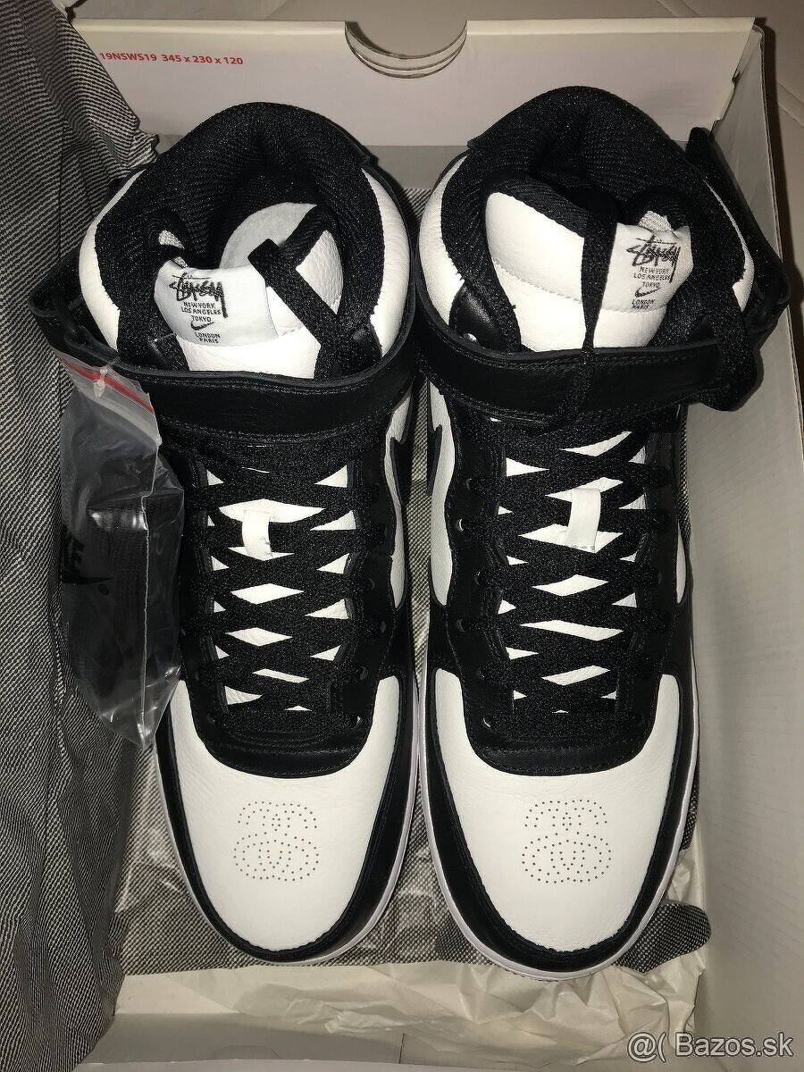 TENISKY NIKE X STUSSY AIR FORCE 1 veľ.EU 44,5 + darček - 5