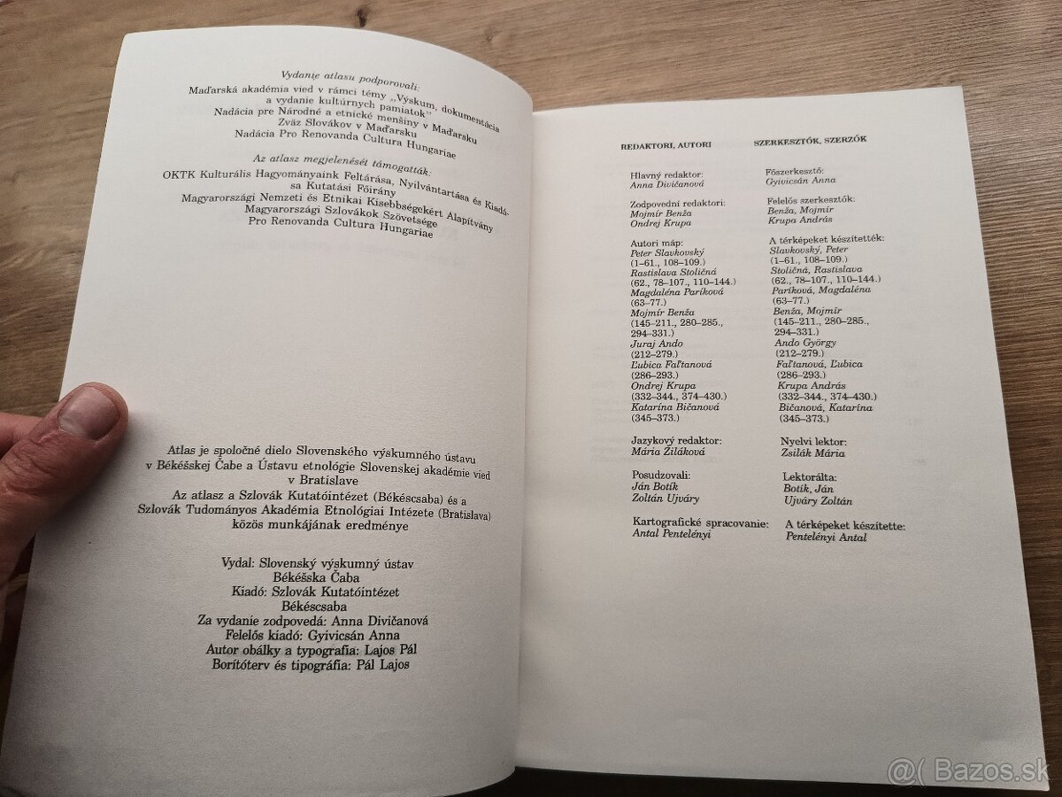 Atlas ľudovej kultúry Slovákov v Maďarsku 1996 - 5