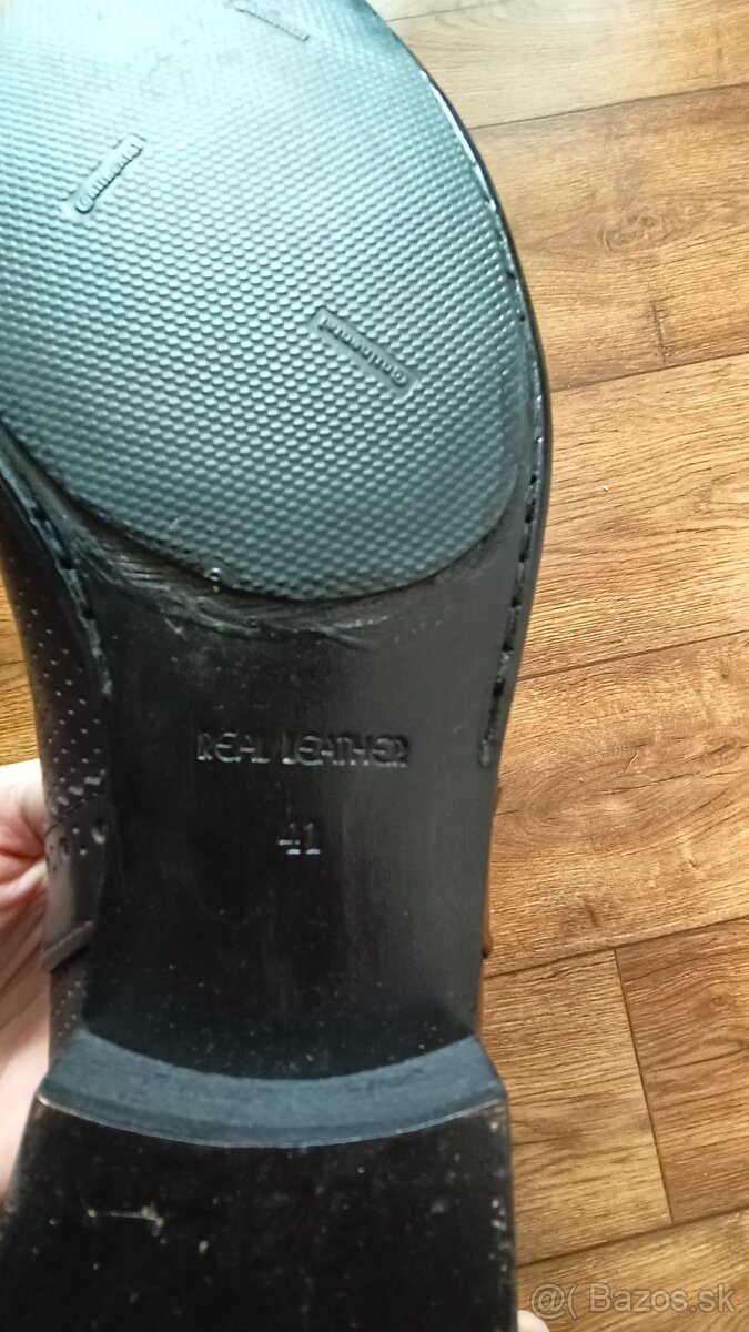 Baťa kožené elegantné topanky - 5