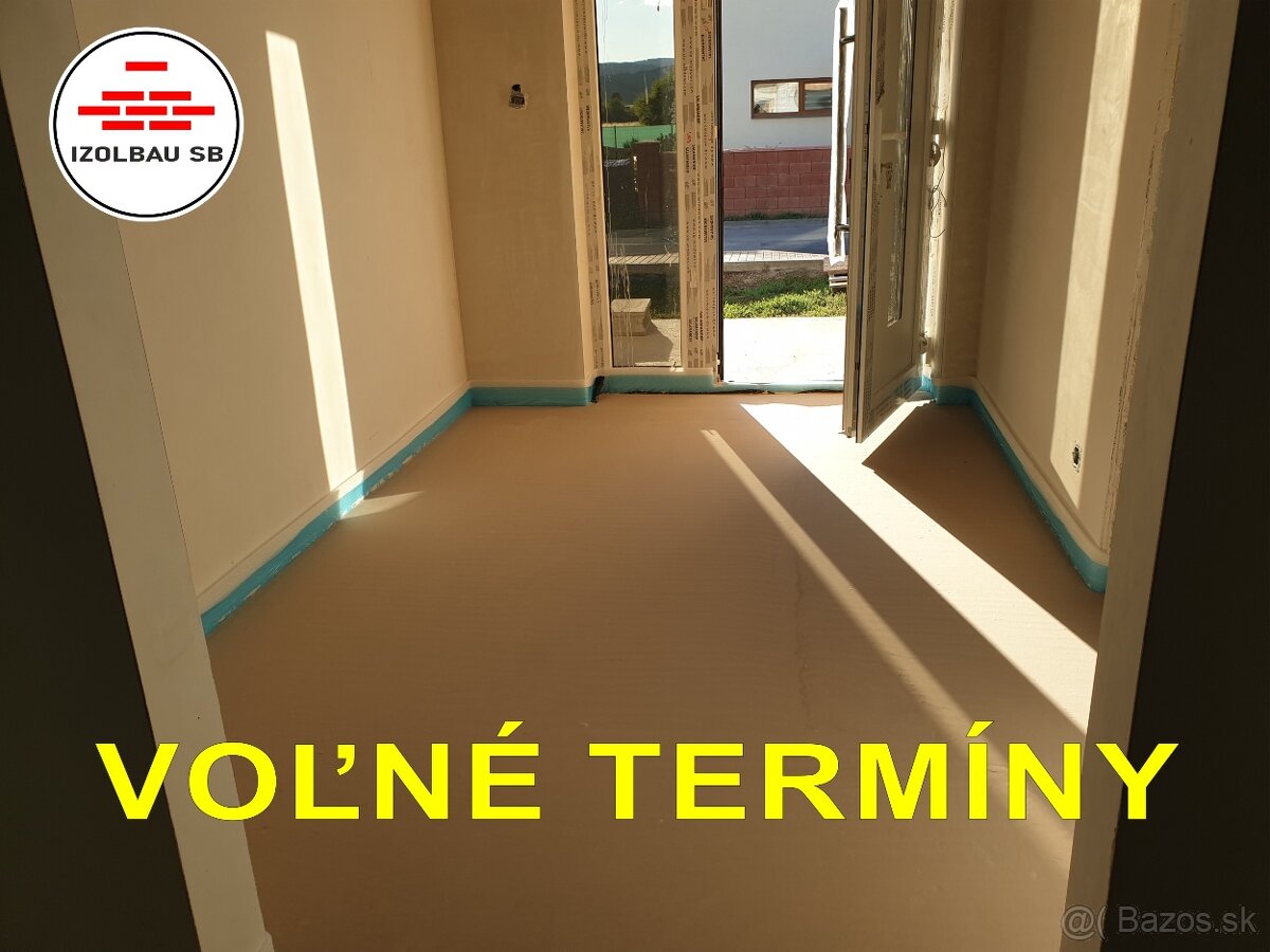 ANHYDRITOVE POTERY - PODLAHY ...VOĽNÉ TERMÍNY ++++8 - 5