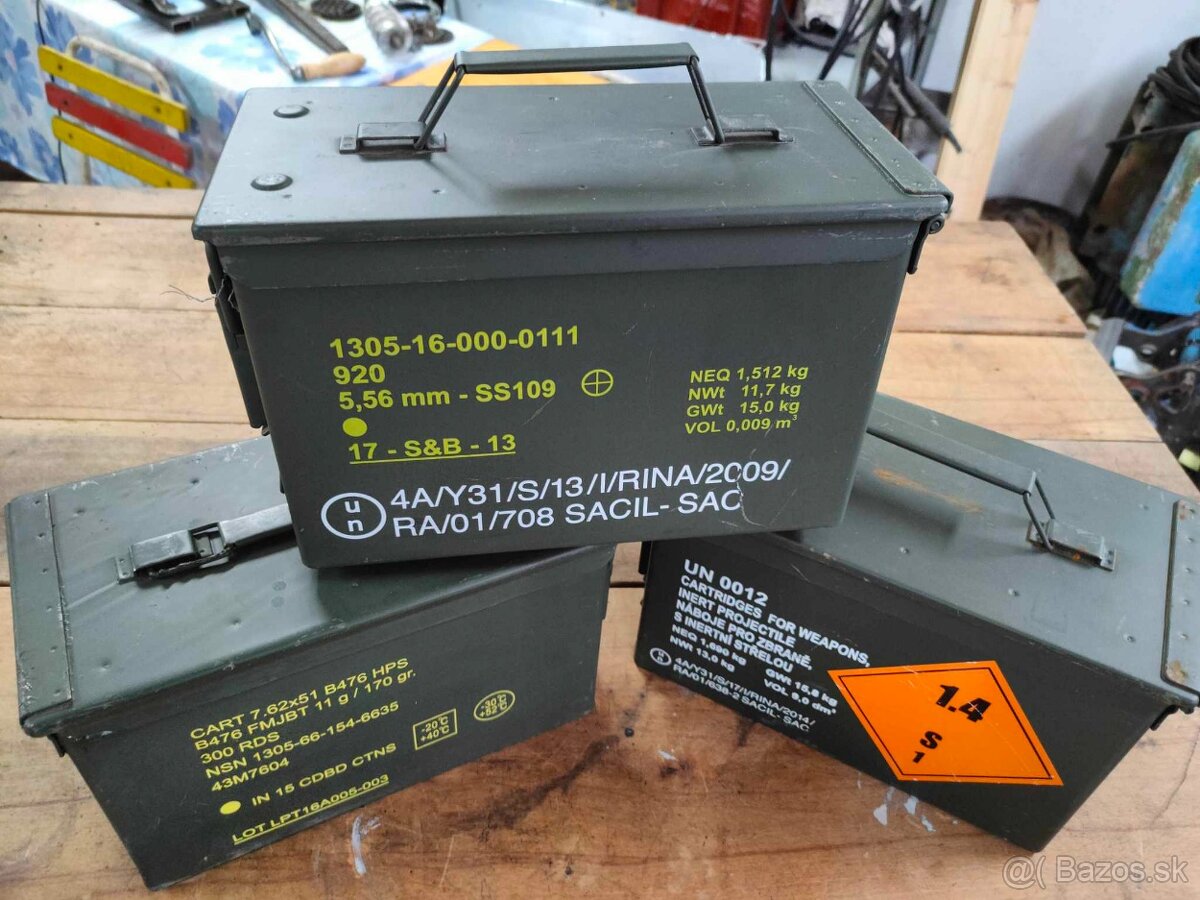 Plechová bedňa vojenská M2A1 - 5