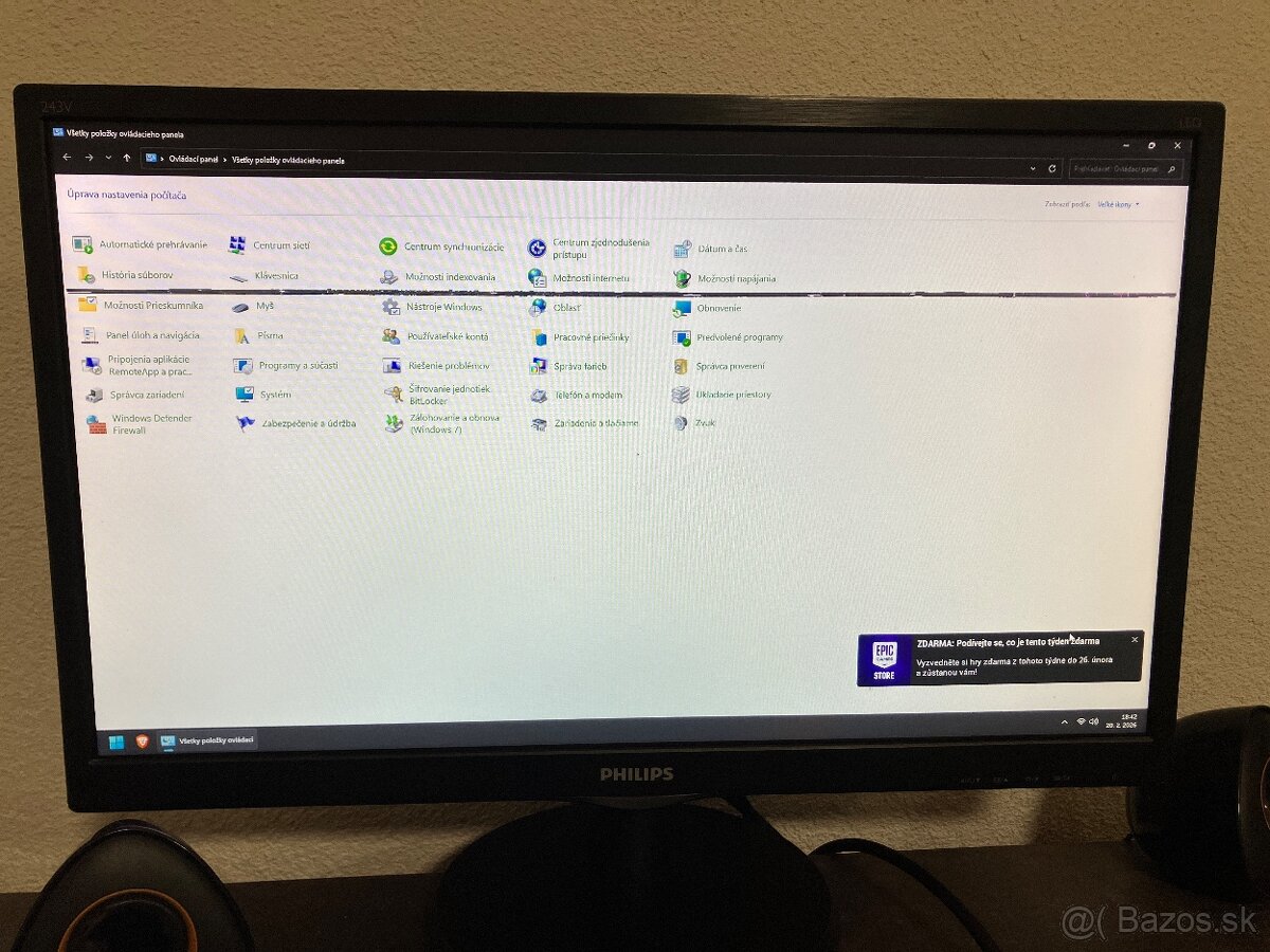 2x monitor philips 243v - 5
