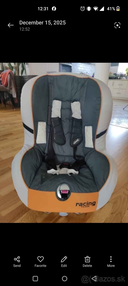 Autosedacka JANE RACING do 18kg - 5