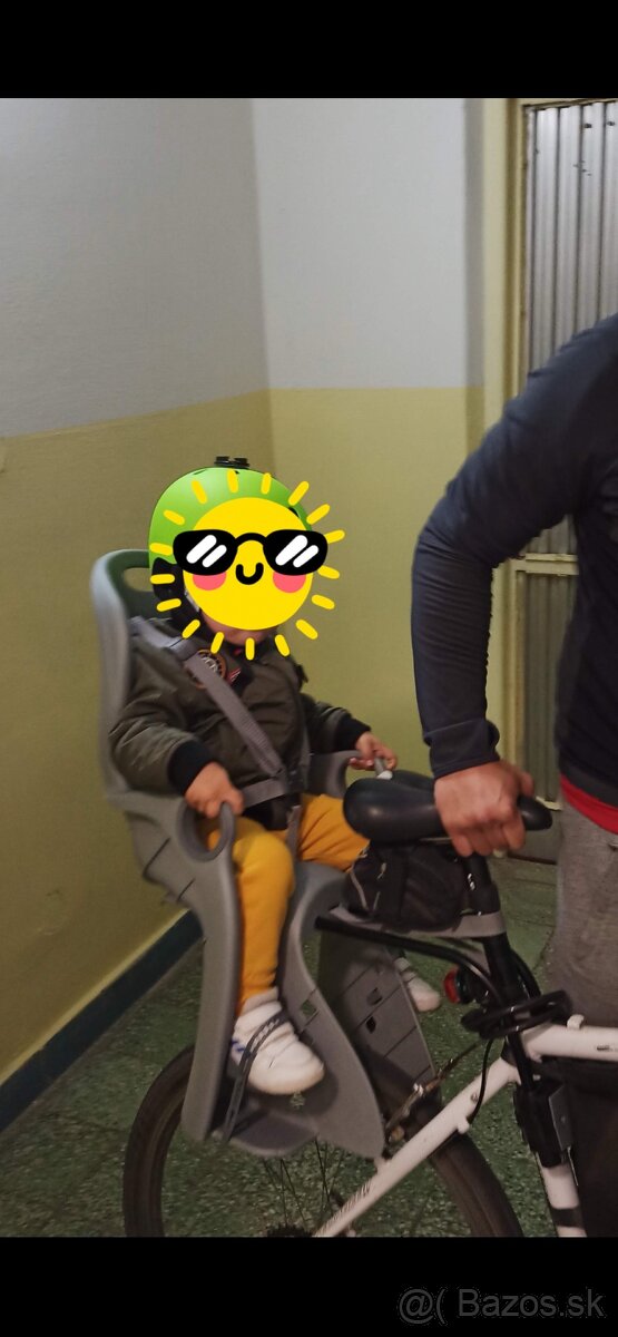 Detská zadná sedačka na bicykel - 5
