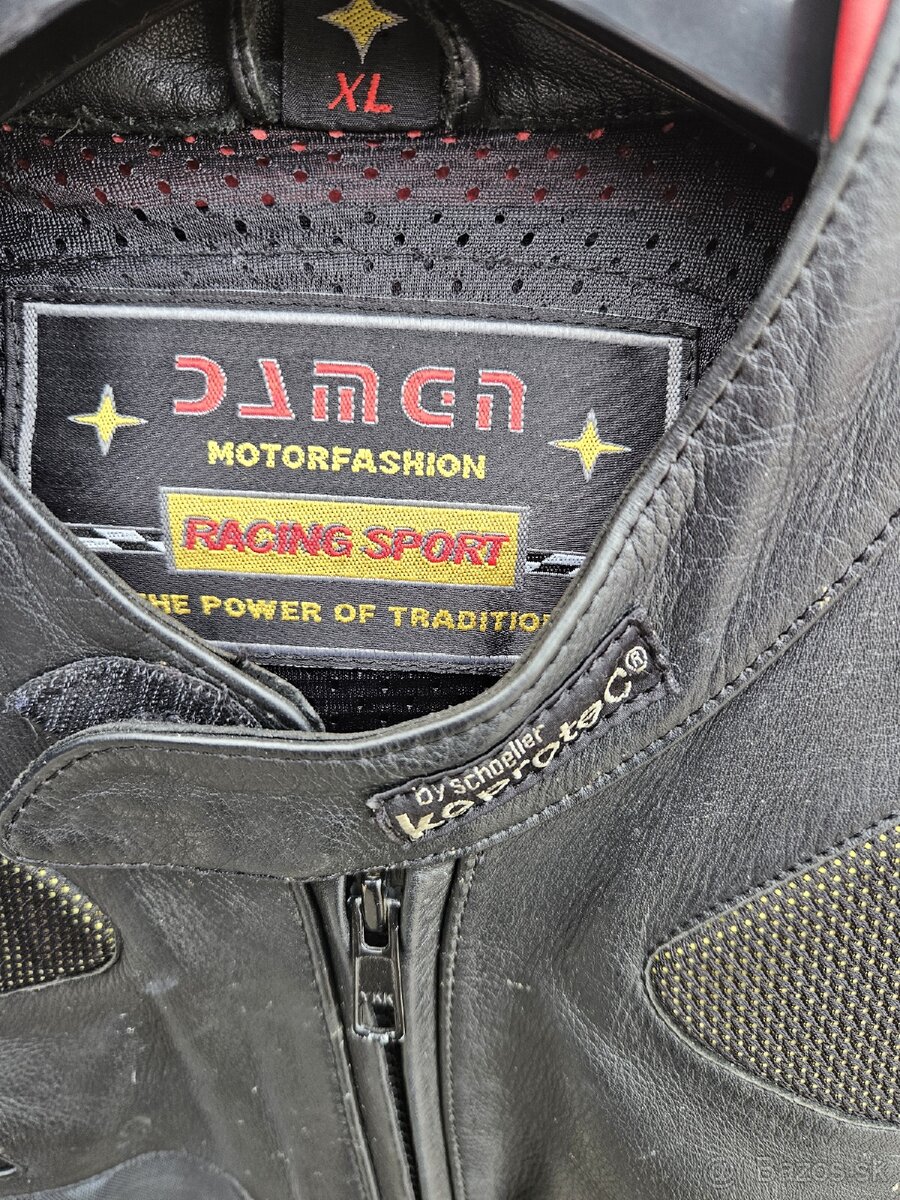 Kožená bunda na motorku XL - 5