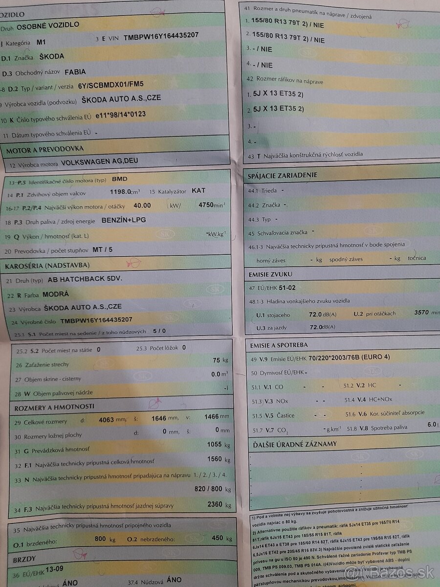 Fabia 1.2 htp benzin lpg - 5