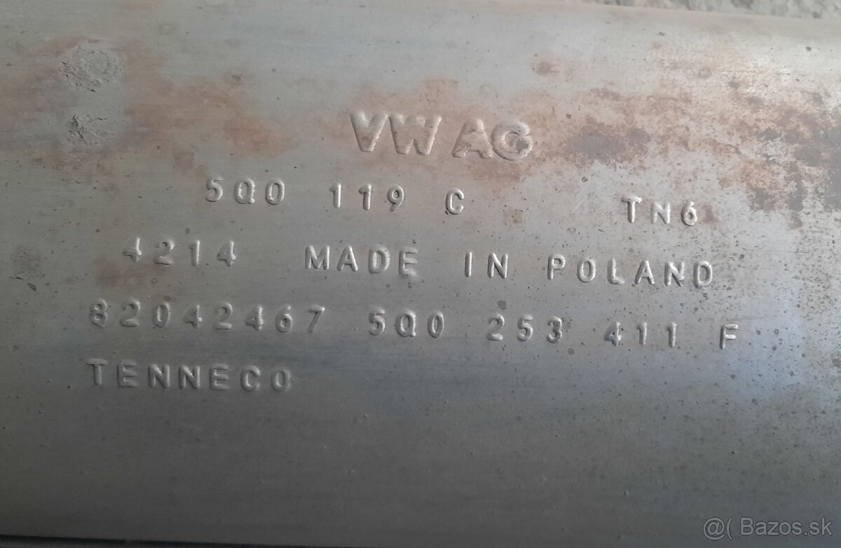 výfuk Octavia 3, Golf 7 - TDI - 5