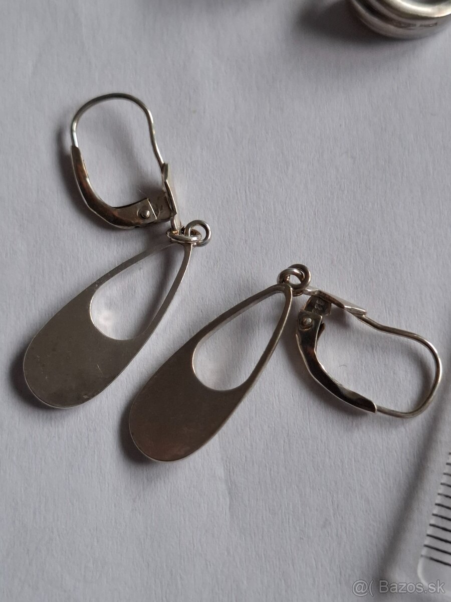 Strieborné náušnice 2 - 5