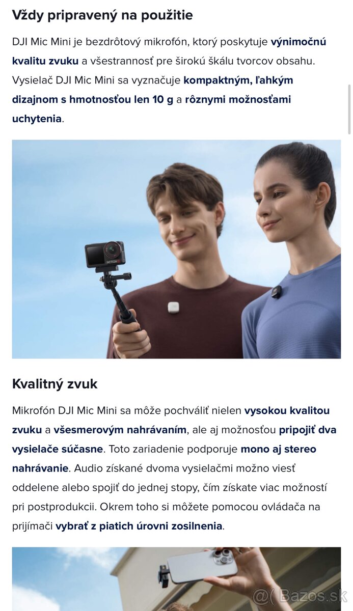 DJI MIC MINI 2 TX+1 RX - nový - 5