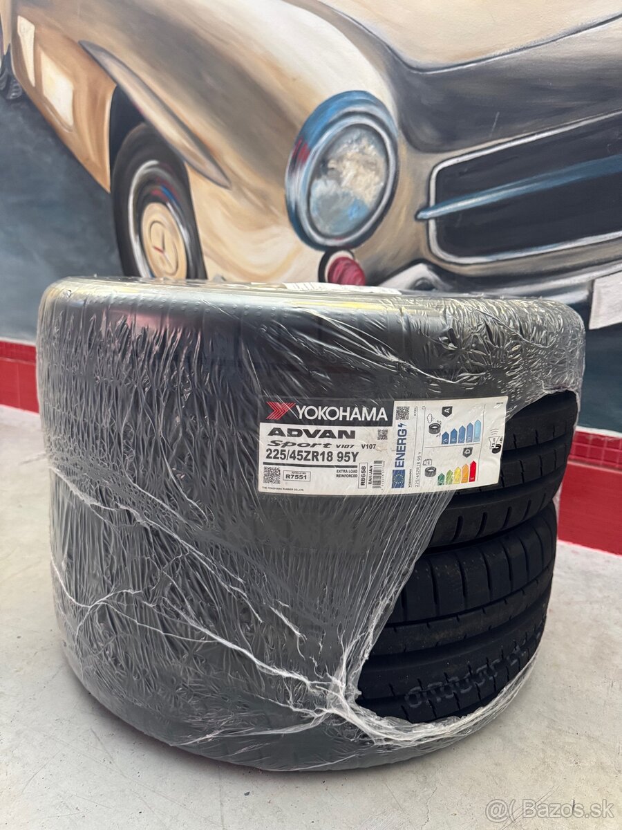 Dve nové letné gumy YOKOHAMA 225/45ZR18 95Y - 5