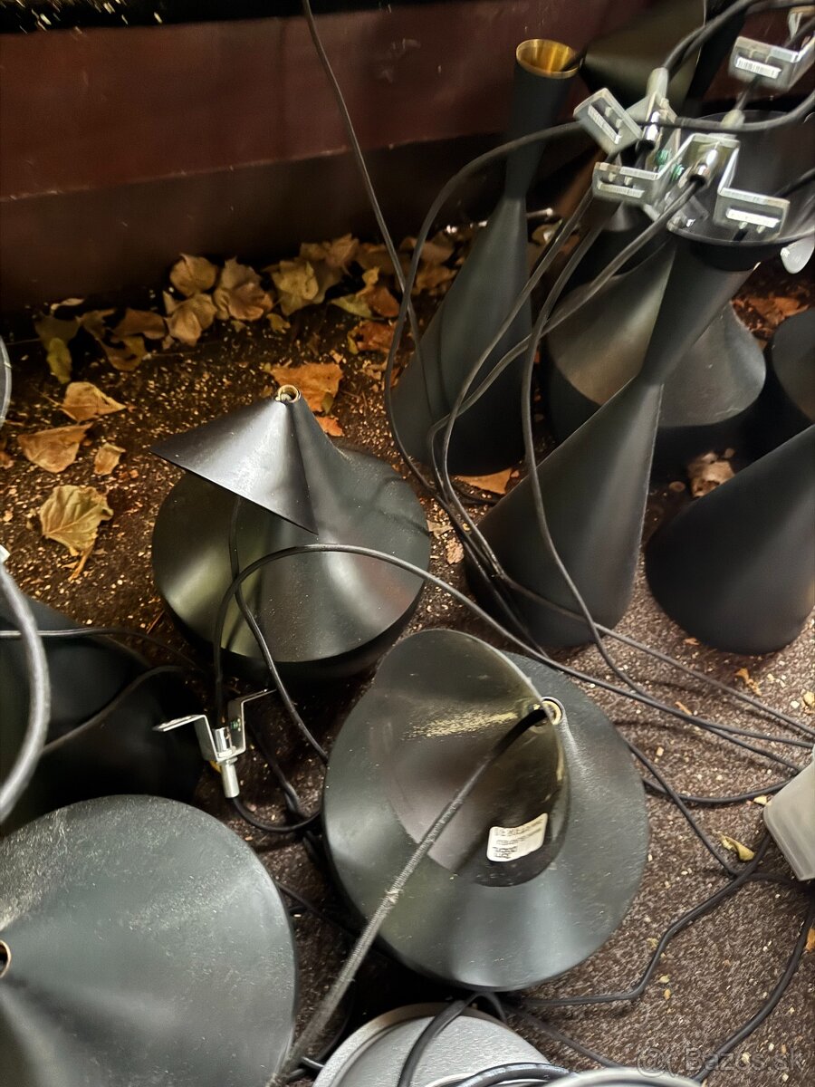 Čierne kovové lustre - 5