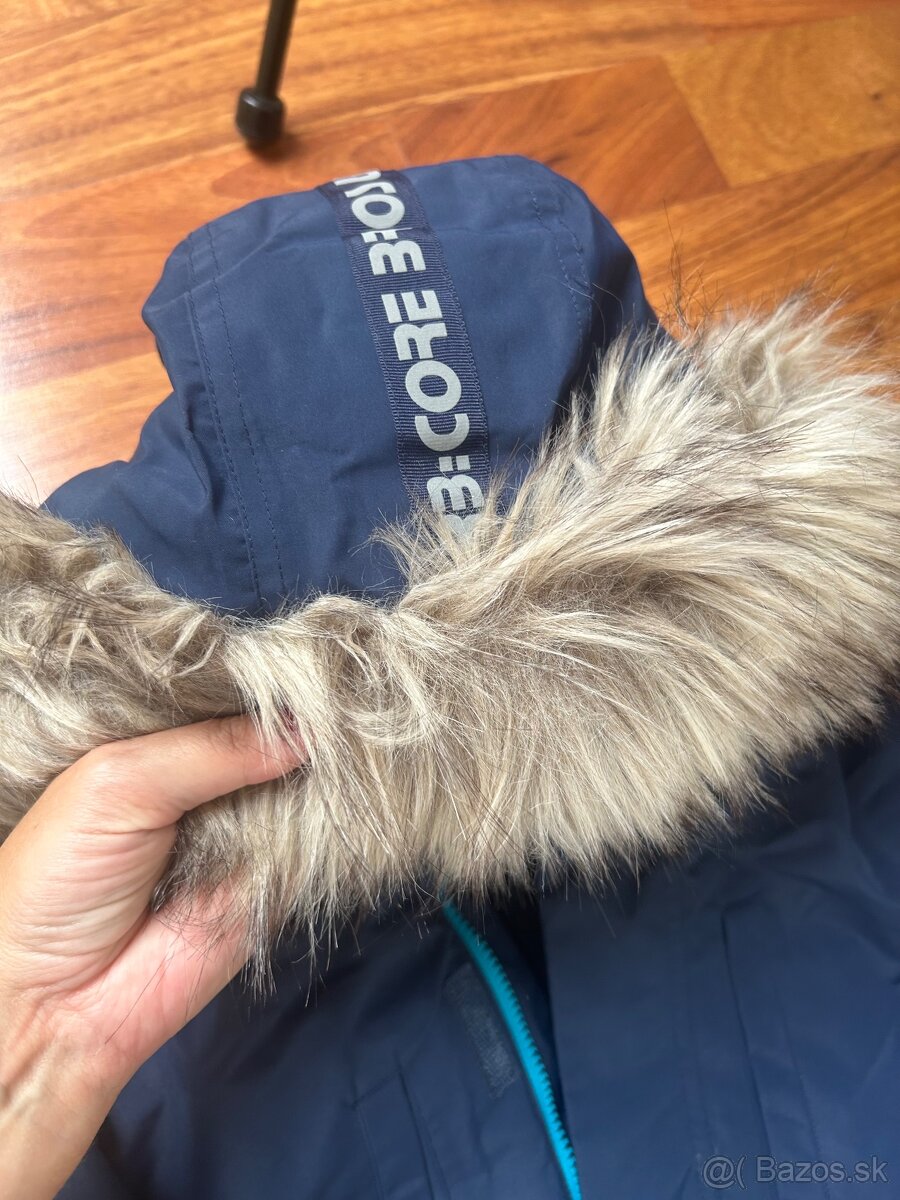 Modra zimná bunda Parka 164/170 - 5