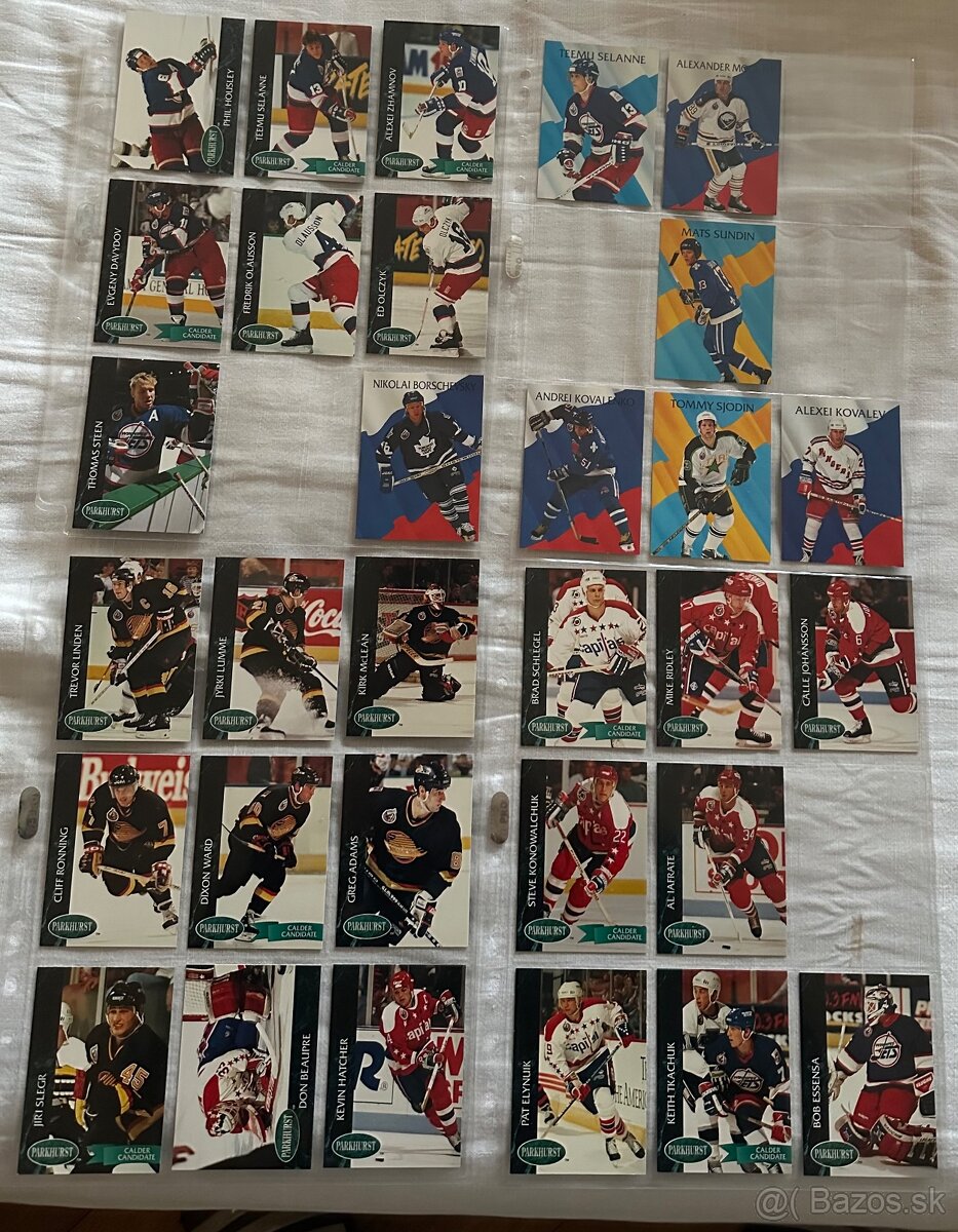 Predám hokejové kartičky Parkhurst 1992-93 - 5