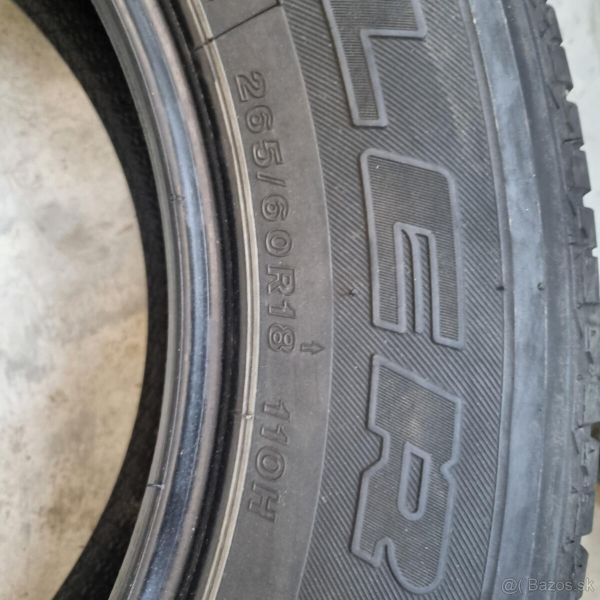 Letné pneumatiky 265/60 R18 BRIDGESTONE - 5