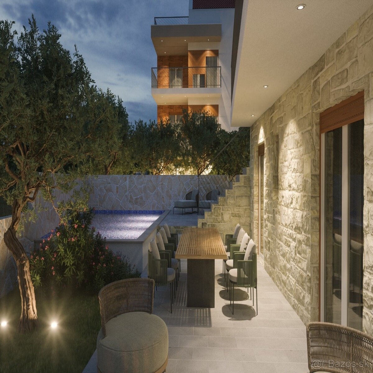 CHORVATSKO:Moderní apartmány v Rogoznici jen 120 m od moře. - 5