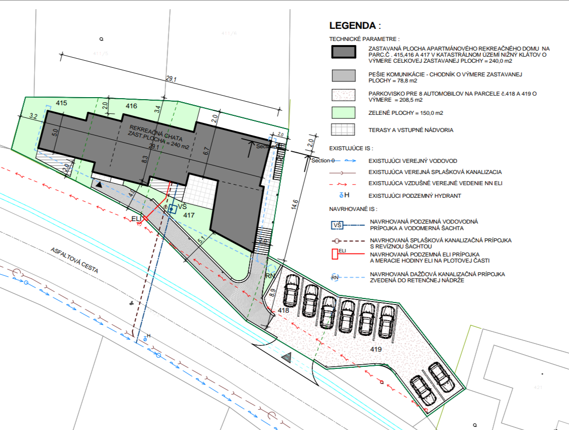STAVEBNÝ POZEMOK so STAV. POVOLENÍM, NIŽNÝ KLÁTOV - 5