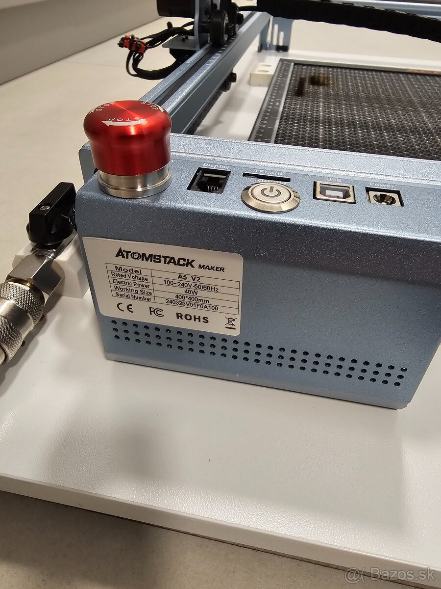 Laserova gravirka - Atomstack A5 V2 + vostina + air assist - 5
