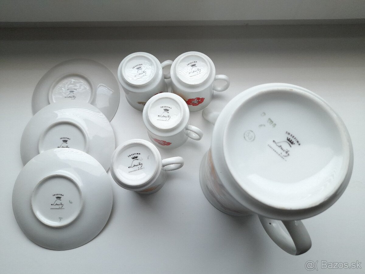 Kávový servis Josefina Loučky – ČSSR - 5