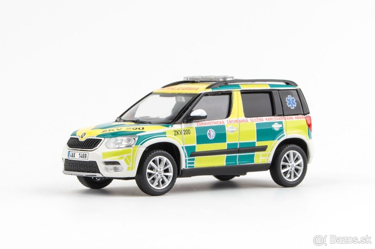 Modely Škoda Yeti FL (2013) ZZS 1:43 Abrex - 5