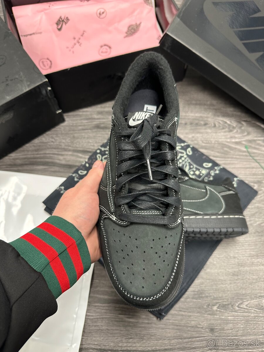 JORDAN 1 RETRO LOW OGTRAVIS SCOTT BLACK PHANTOM" - 5