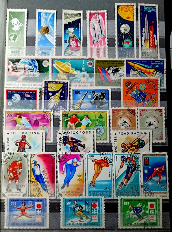Predám poštové známky Mongolska - 5