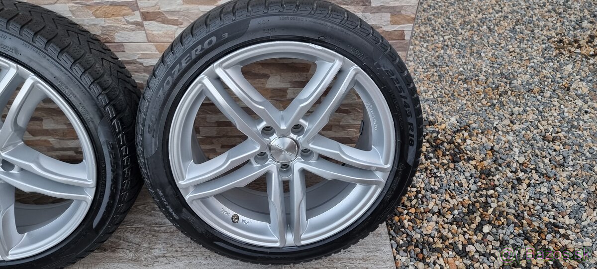 Predám elektrony wheelworld /5x112 R18 zimné 225/45 - 5