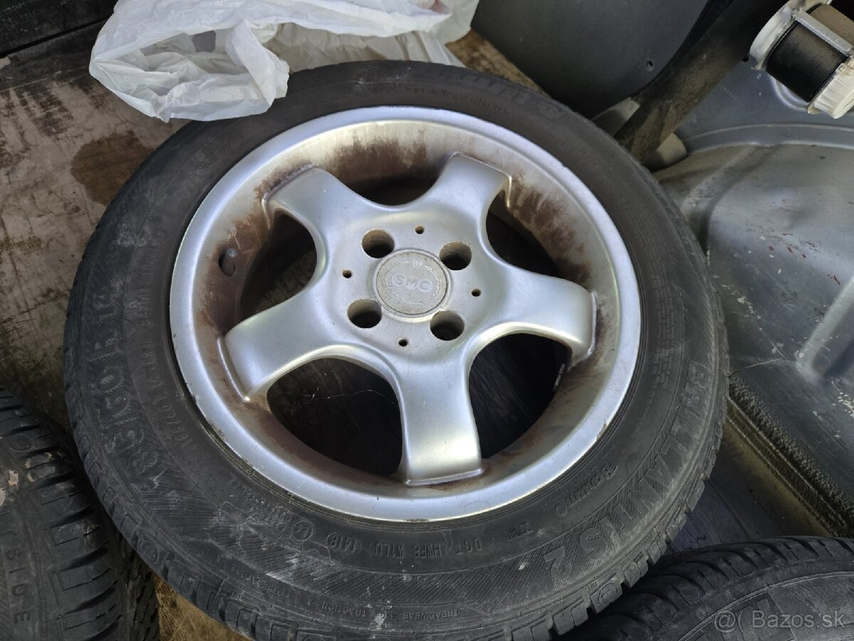 Hliníkové disky 4x98 + letné pneu 185/60r14 - 5