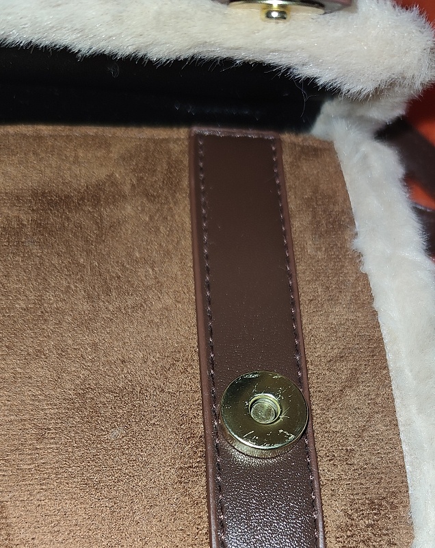 hnedá krásna dámska kabelka - 5