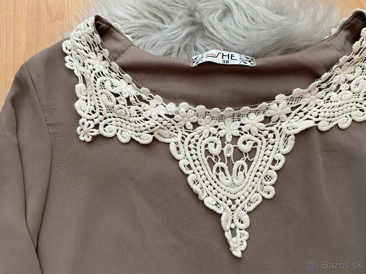 Dámska blúzka s čipkou - 5