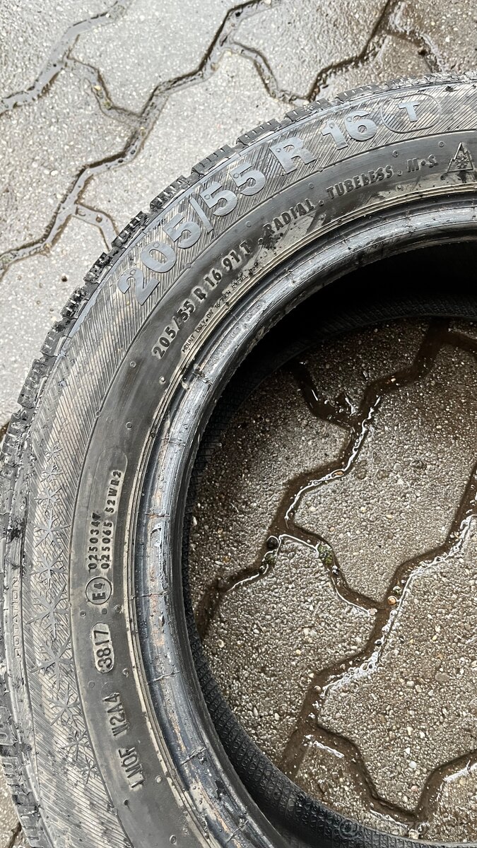 Zimné 205/55 r16 50€ sada - 5